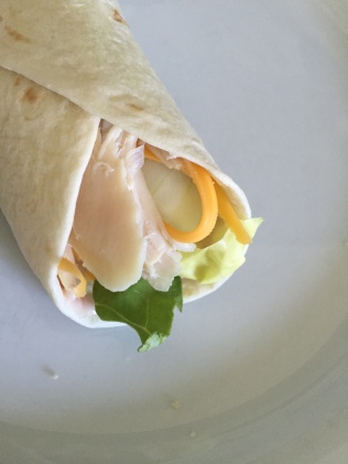 Turkey Wrap with Cranberry Mayonnaise